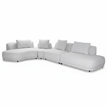 Algar Sectional Sofa with curved and linear sections and an easy 45cm seat height