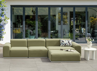 Alice Outdoor Sectional Sofa Set With Ottoman at Online8 Furniture Auckland NZ