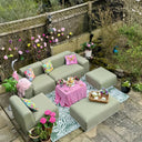 Alice Outdoor Sectional Sofa Set With Ottoman at Online8 Furniture Auckland NZ