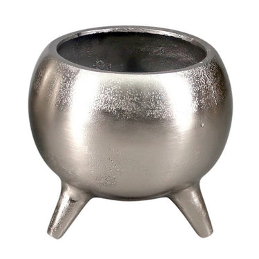 Alu Pot on 3 Legs - Silver at Online8 Furniture Auckland NZ