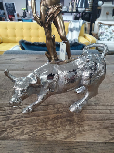 Aluminium Bull Statue at Online8 Furniture Auckland NZ