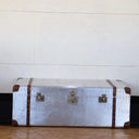 Aluminium Coffee Table with 2 Drawers at Online8 Furniture Auckland NZ