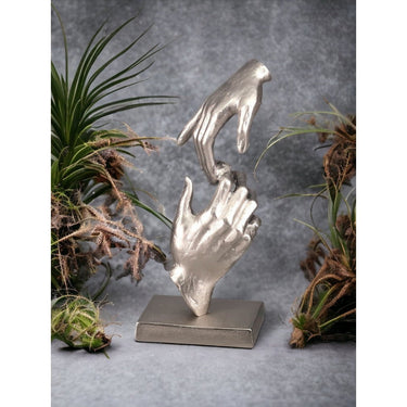 Aluminium Hands Sculpture at Online8 Furniture Auckland NZ