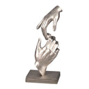 Aluminium Hands Sculpture at Online8 Furniture Auckland NZ