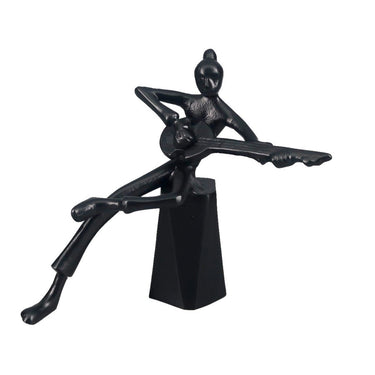 Aluminium Musician Sculpture at Online8 Furniture Auckland NZ