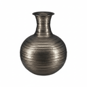Aluminium XL Pot Belly Vase Large at Online8 Furniture Auckland NZ