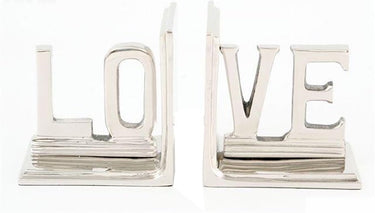 Aluminum Love Bookends at Online8 Furniture Auckland NZ