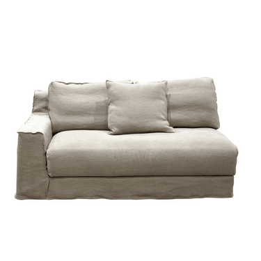 Amalfi 2 Seater Slip Cover Sofa - Left at Online8 Furniture Auckland NZ