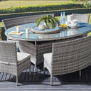 Amalfi 8-Piece Outdoor Oval Dining Suite at Online8 Furniture Auckland NZ