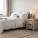 Amanda 2 Drawer Bedside Table at Online8 Furniture Auckland NZ