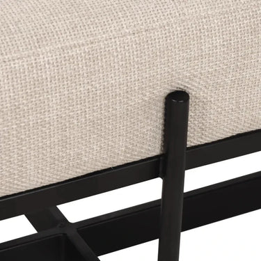 Amelia Upholstered Bench Seat - 1400mm at Online8 Furniture Auckland NZ
