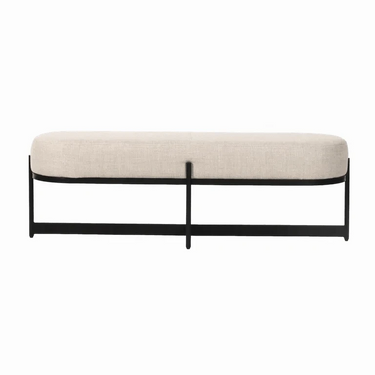 Amelia Upholstered Bench Seat - 1400mm at Online8 Furniture Auckland NZ