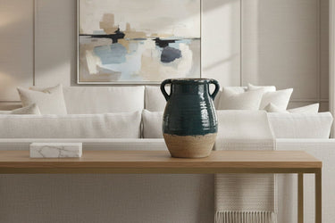 Amphora Vase Dark - Green at Online8 Furniture Auckland NZ