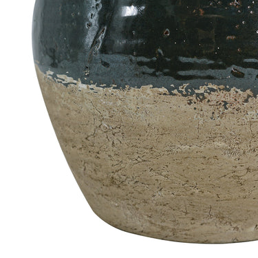 Amphora Vase Dark - Green at Online8 Furniture Auckland NZ