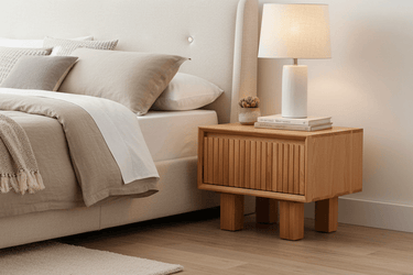 Amsterdam 1 Drawer Lamp Table at Online8 Furniture Auckland NZ