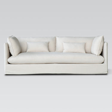 Amsterdam Slip Cover 3 Seat Sofa - Neutral Linen at Online8 Furniture Auckland NZ