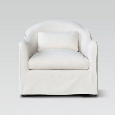 Amsterdam Slipcover Club Chair – Linen Look at Online8 Furniture Auckland NZ