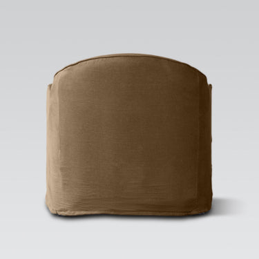 Amsterdam Slipcover Club Chair – Mocha at Online8 Furniture Auckland NZ