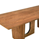 Anakin Dining Table - Brown Oak 2200mm at Online8 Furniture Auckland NZ