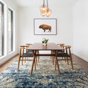 Anastasia Blue/Ivory Rug - 201x279cm at Online8 Furniture Auckland NZ
