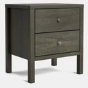 Andes 2 Drawer Bedside Table - Pine at Online8 Furniture Auckland NZ