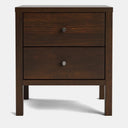 Andes 2 Drawer Bedside Table - Pine at Online8 Furniture Auckland NZ