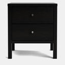 Andes 2 Drawer Bedside Table - Pine at Online8 Furniture Auckland NZ