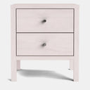 Andes 2 Drawer Bedside Table - Pine at Online8 Furniture Auckland NZ