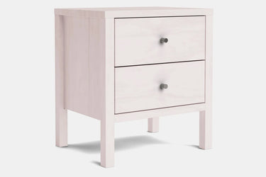 Andes 2 Drawer Bedside Table - Pine at Online8 Furniture Auckland NZ