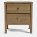 Andes 2 Drawer Bedside Table - Pine at Online8 Furniture Auckland NZ