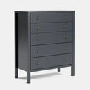 Andes 5 Drawer Tallboy - Pine at Online8 Furniture Auckland NZ