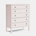 Andes 5 Drawer Tallboy - Pine at Online8 Furniture Auckland NZ