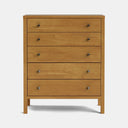 Andes 5 Drawer Tallboy - Pine at Online8 Furniture Auckland NZ