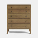 Andes 5 Drawer Tallboy - Pine at Online8 Furniture Auckland NZ