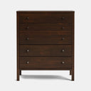 Andes 5 Drawer Tallboy - Pine at Online8 Furniture Auckland NZ
