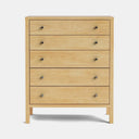 Andes 5 Drawer Tallboy - Pine at Online8 Furniture Auckland NZ