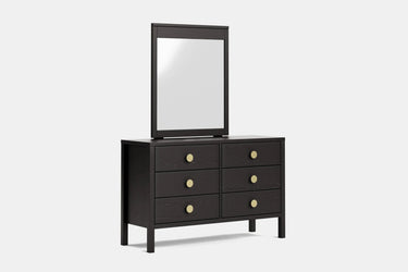 Andes 6 Drawer Dresser & Mirror- Ash at Online8 Furniture Auckland NZ