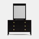 Andes 6 Drawer Dresser & Mirror- Ash at Online8 Furniture Auckland NZ