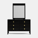 Andes 6 Drawer Dresser & Mirror - Pine at Online8 Furniture Auckland NZ