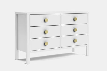 Andes 6 Drawer Lowboy - Pine at Online8 Furniture Auckland NZ