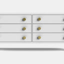 Andes 6 Drawer Wide Lowboy - Ash at Online8 Furniture Auckland NZ