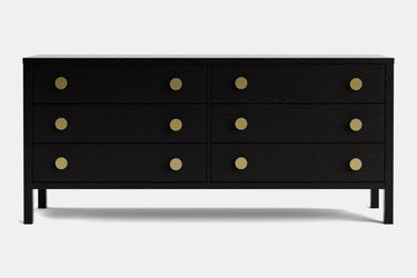 Andes 6 Drawer Wide Lowboy - Ash at Online8 Furniture Auckland NZ