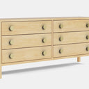 Andes 6 Drawer Wide Lowboy - Pine at Online8 Furniture Auckland NZ