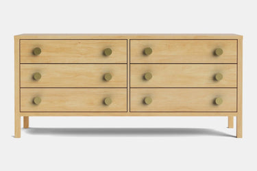 Andes 6 Drawer Wide Lowboy - Pine at Online8 Furniture Auckland NZ