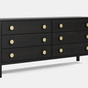 Andes 6 Drawer Wide Lowboy - Pine at Online8 Furniture Auckland NZ