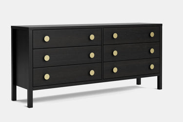 Andes 6 Drawer Wide Lowboy - Pine at Online8 Furniture Auckland NZ