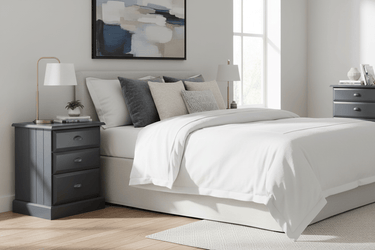 Andorra 3 Drawer Bedside - NZ Made at Online8 Furniture Auckland NZ