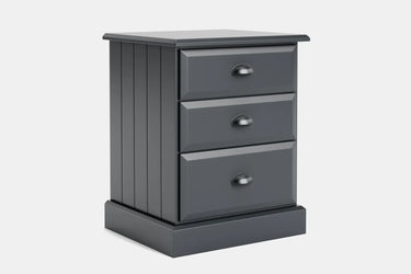 Andorra 3 Drawer Bedside - NZ Made at Online8 Furniture Auckland NZ