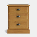 Andorra 3 Drawer Bedside - NZ Made at Online8 Furniture Auckland NZ