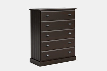 Andorra 5 Drawer Tallboy - NZ Made at Online8 Furniture Auckland NZ